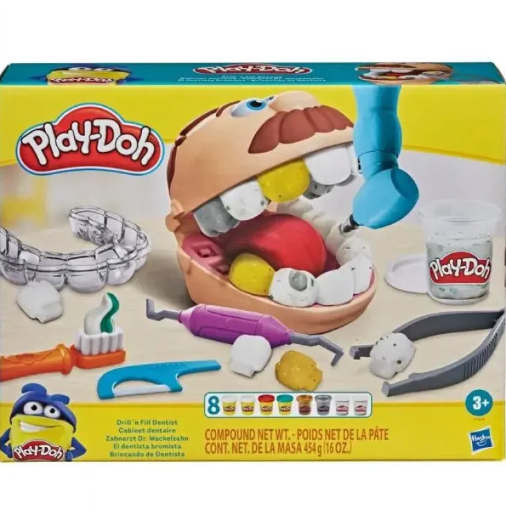 Play doh drill n fill hammaslääkärisetti