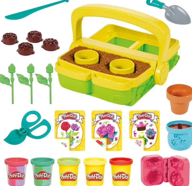 Play-doh kukkivat kukat leikkisetti
