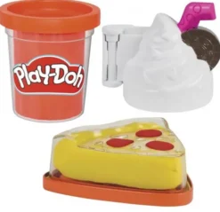 Play doh pizza & milkshake playset