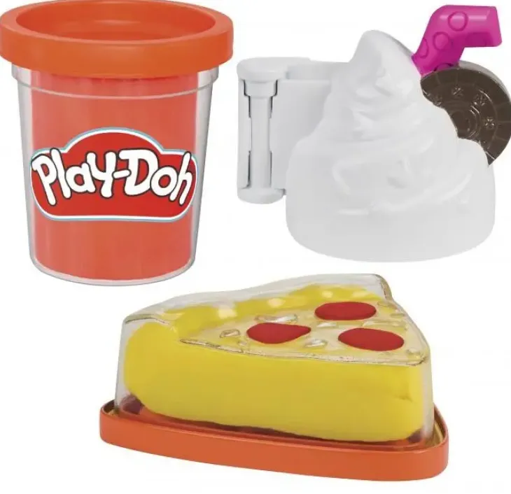 Play doh pizza & milkshake playset
