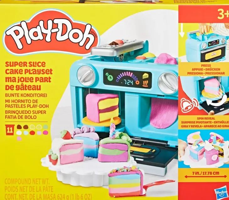 Play doh playset super slice cake