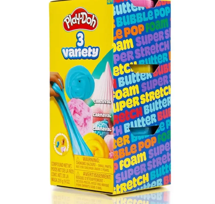 Play-doh 3 stack jars - carnival