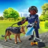 Playmobil poliisi ja poliisikoira