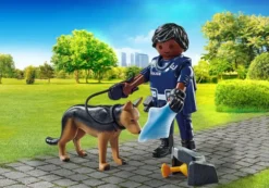 Playmobil poliisi ja poliisikoira