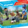 Playmobil 71731 poliisikoira ja rosvo
