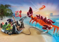 Playmobil taistelu jättiläsiravun kanssa