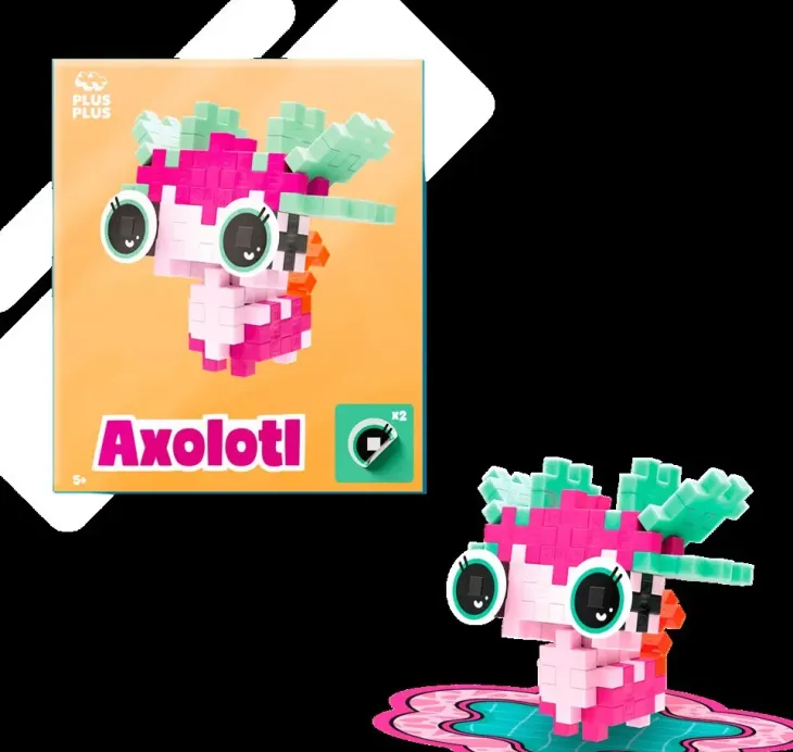 Plusplus pink axolotli