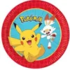Pokemon lautaset 23 cm 8 kpl