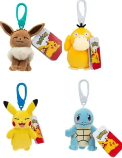 Pokemon plush clip on