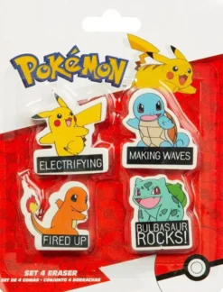Pokemon pyyhekumit 4kpl