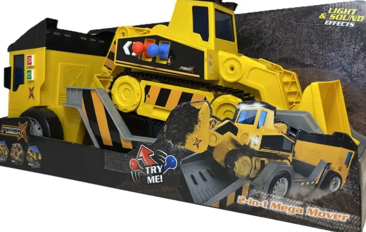 Power x mega mover 2-in-1 työkoneet