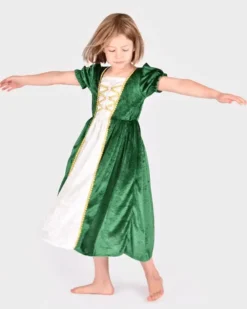 Prinsessan mekko vihreä 98-104cm