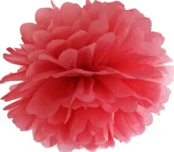 Punainen pompom 25cm