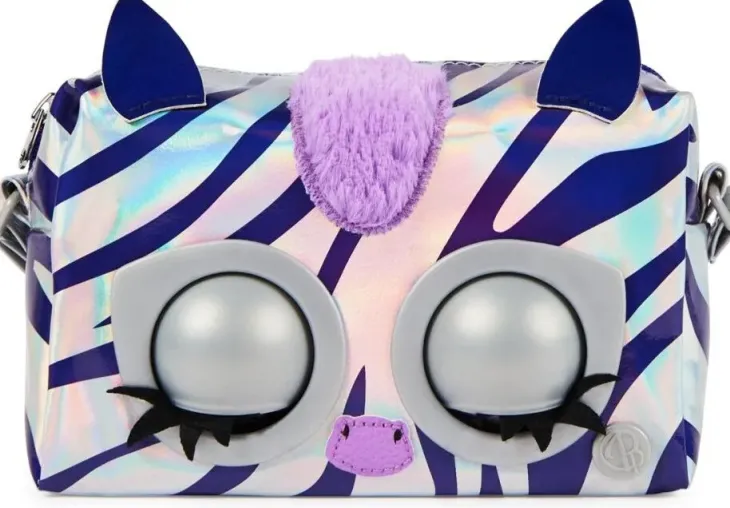 Purse pets metallic magic rebel stripez