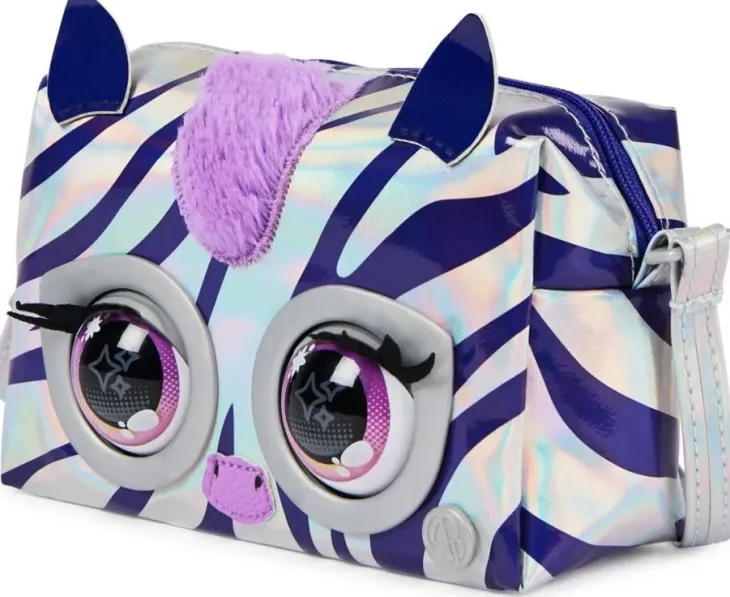 Purse pets metallic magic rebel stripez