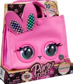 Purse pets quilted tote - bunny