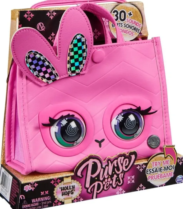 Purse pets quilted tote - bunny