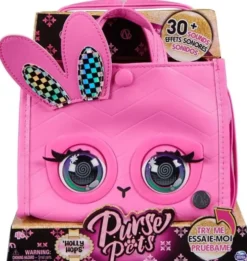 Purse pets quilted tote - bunny