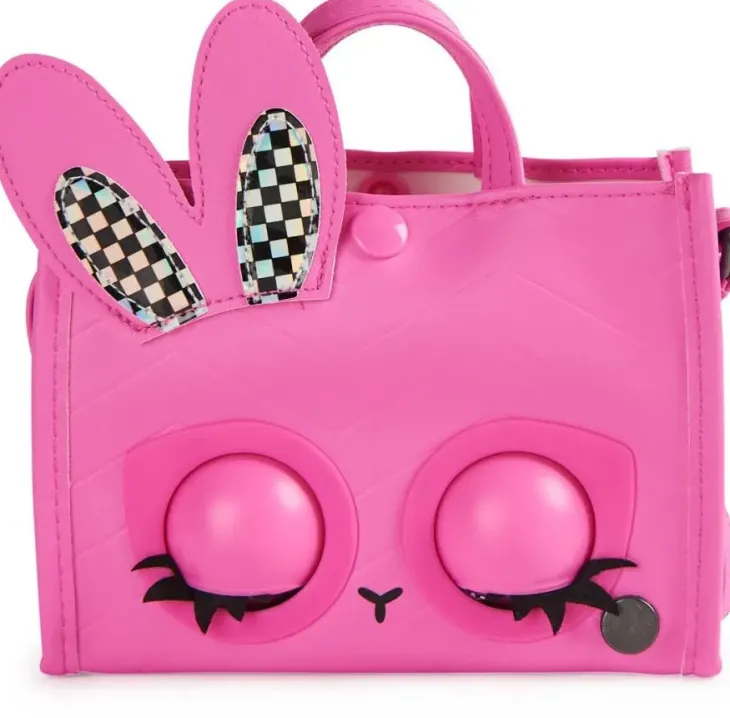 Purse pets quilted tote - bunny