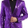 Puvun takki violetti glitter l