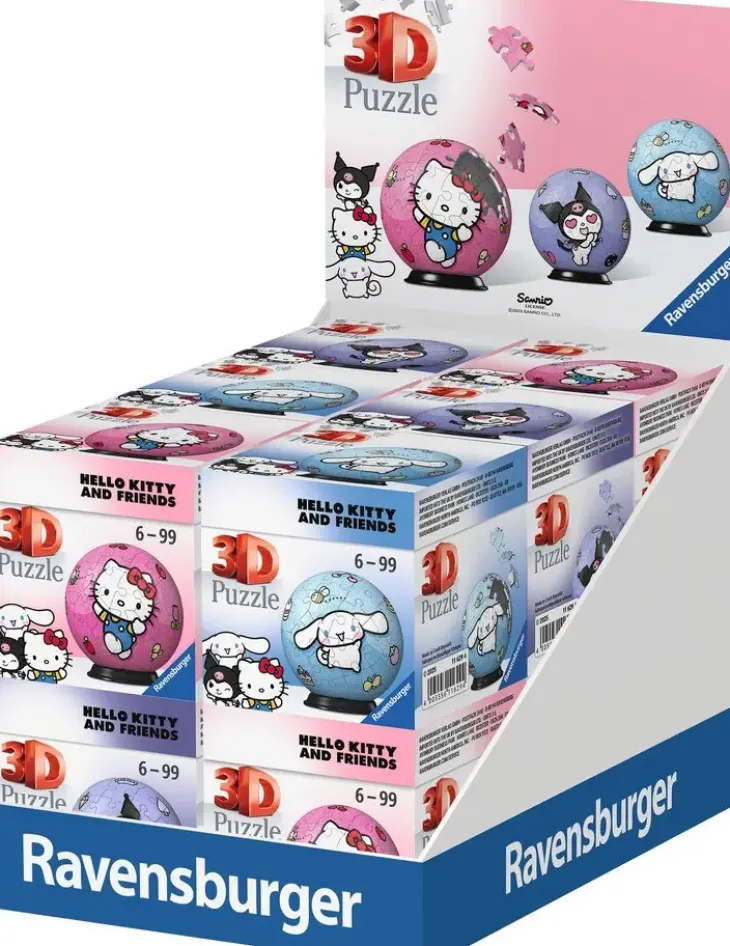 Puzzle ball 3d hello kitty 55p