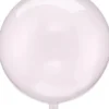 Pyöreä ilmapallo läpinäkyvä pinkki 40cm