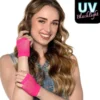 Rannehansikkaat mesh neon pink uv