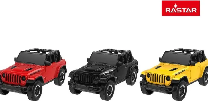 Rastar die cast jeep wrangler 1:43