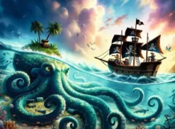 Ravenburger pirate treasure 100p