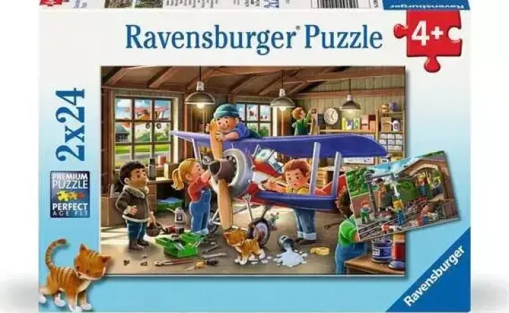 Ravensburger airplane & train 2x24p
