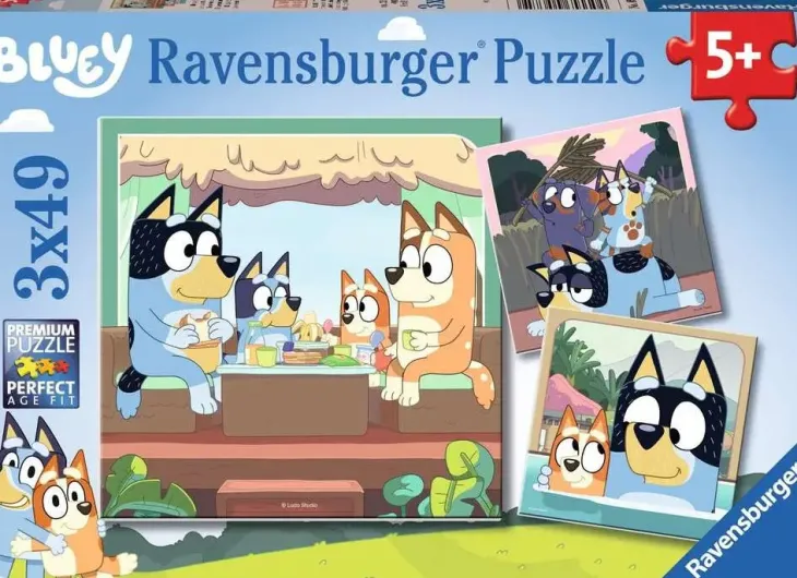 Ravensburger bluey 3x49 palaa