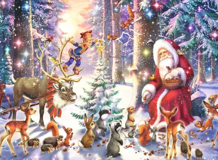 Ravensburger christmas in the forest 100p