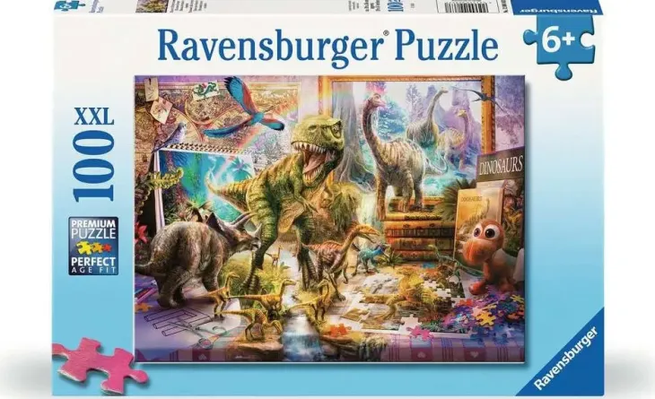 Ravensburger dinojen pako100 palaa
