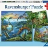 Ravensburger dinosaurukset 3x49 palaa