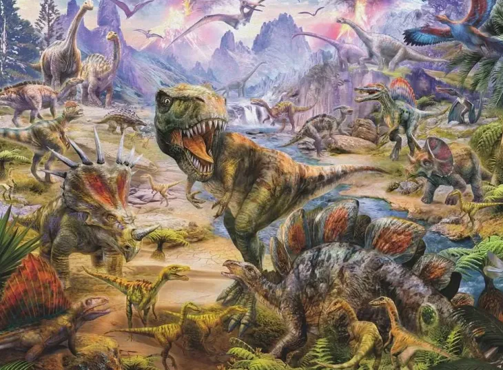 Ravensburger dinosaurus maailma 300 p