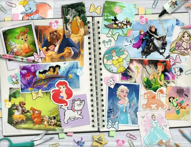 Ravensburger disney scrapbook 2000 palaa