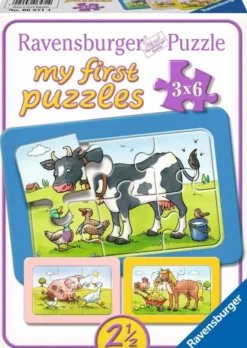 Ravensburger ensipalapeli eläimet3x6pala