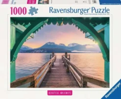 Ravensburger footbridge at lac d'annecy 1000p