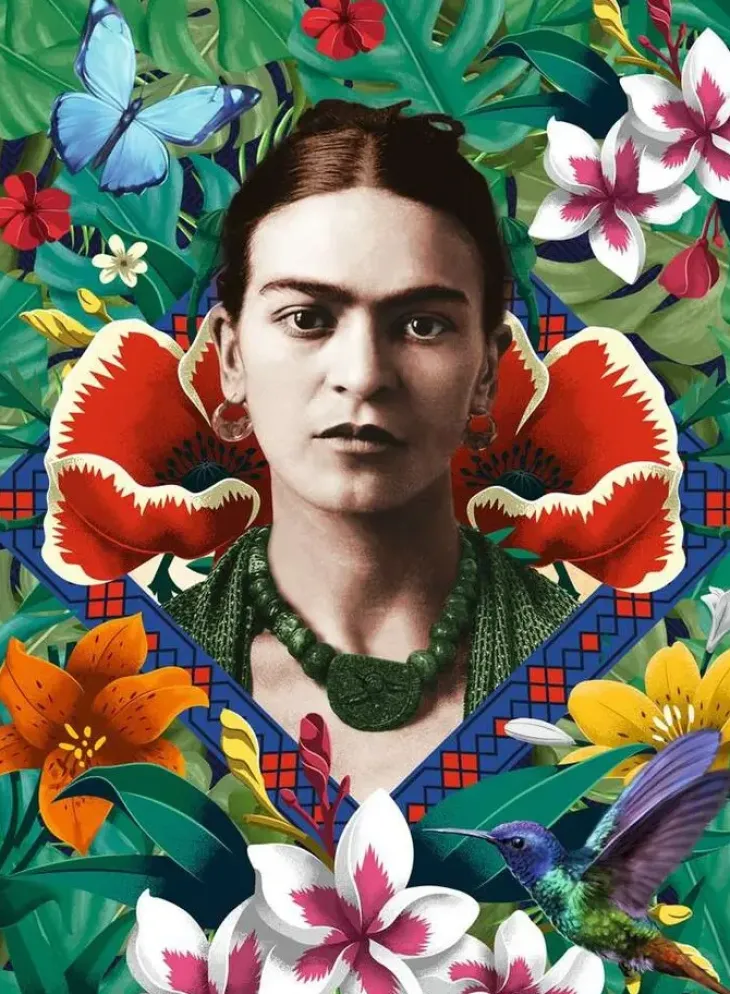 Ravensburger frida kahlo: blooming fantasy 500p