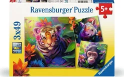 Ravensburger jungle babies 3x49p