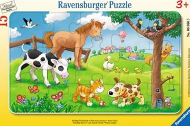Ravensburger kehyspalapeli maatila 15 p