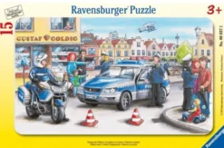 Ravensburger kehyspalapeli poliisit 15 p