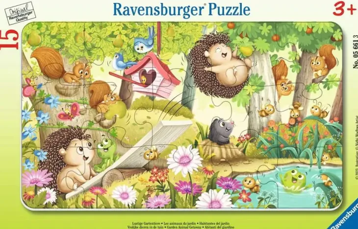 Ravensburger kehyspalapeli siilit 15 p