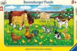 Ravensburger maatilan eläimet 15 p