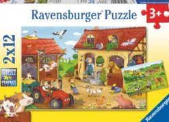 Ravensburger maatilan töitä 2x12 p