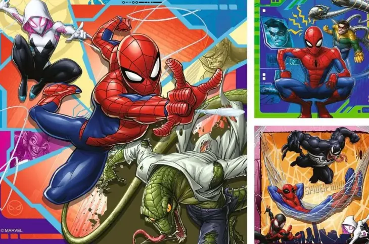 Ravensburger marvel spider man 3x49p