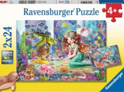 Ravensburger merenneitojen teekutsut 2x24p