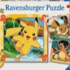 Ravensburger pikatchu & friends 3x49p