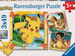 Ravensburger pikatchu & friends 3x49p