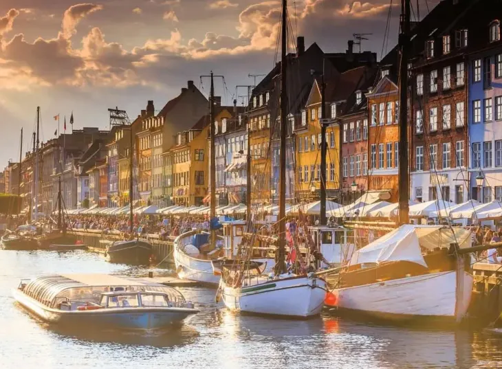 Ravensburger sunset in copenhagen 500p